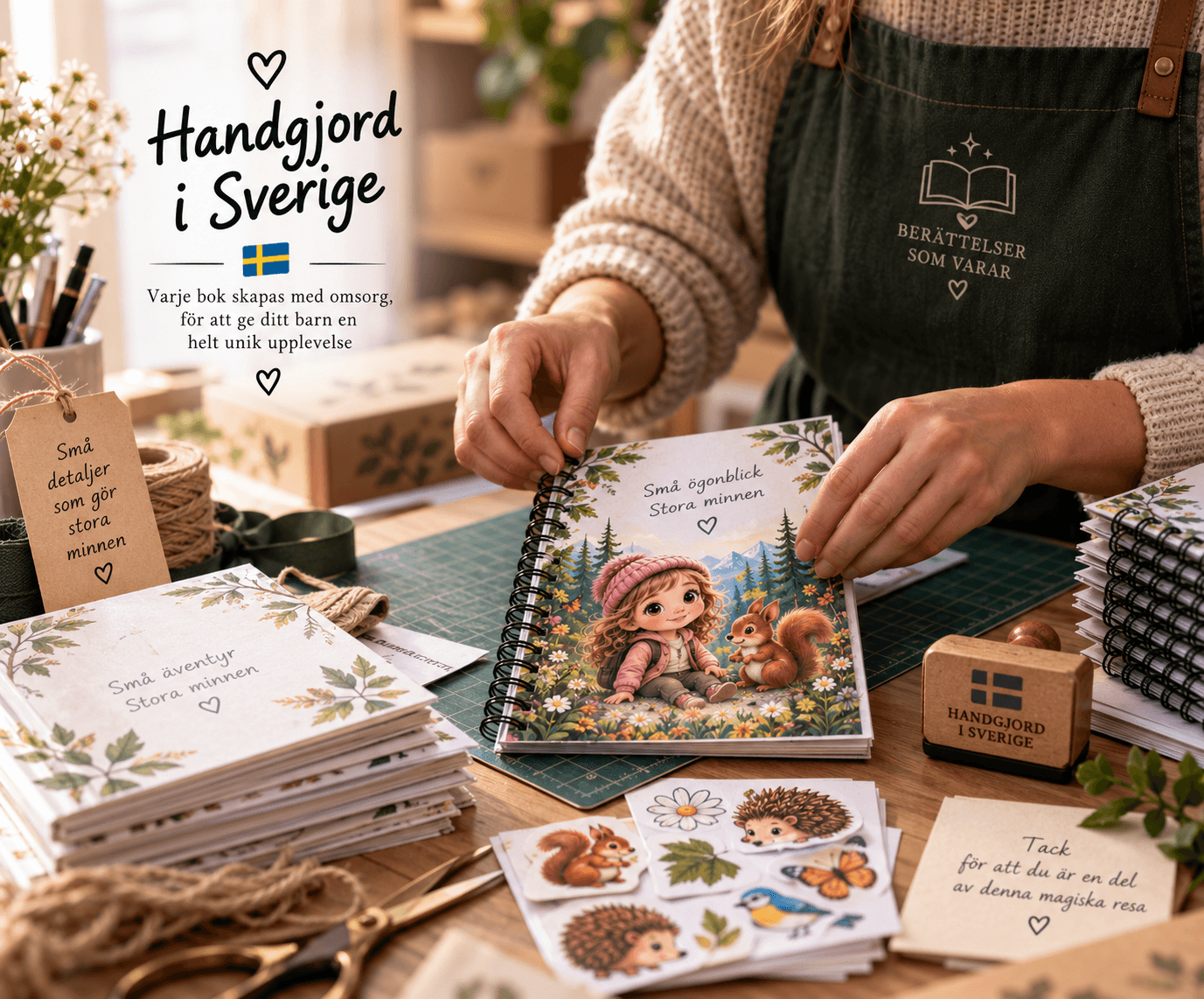 DIN SAGA skapad med omsorg i Sverige